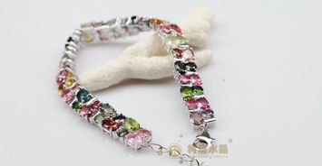 925銀飾碧璽時(shí)尚手鏈 天然寶石與精湛工藝的完美結(jié)合